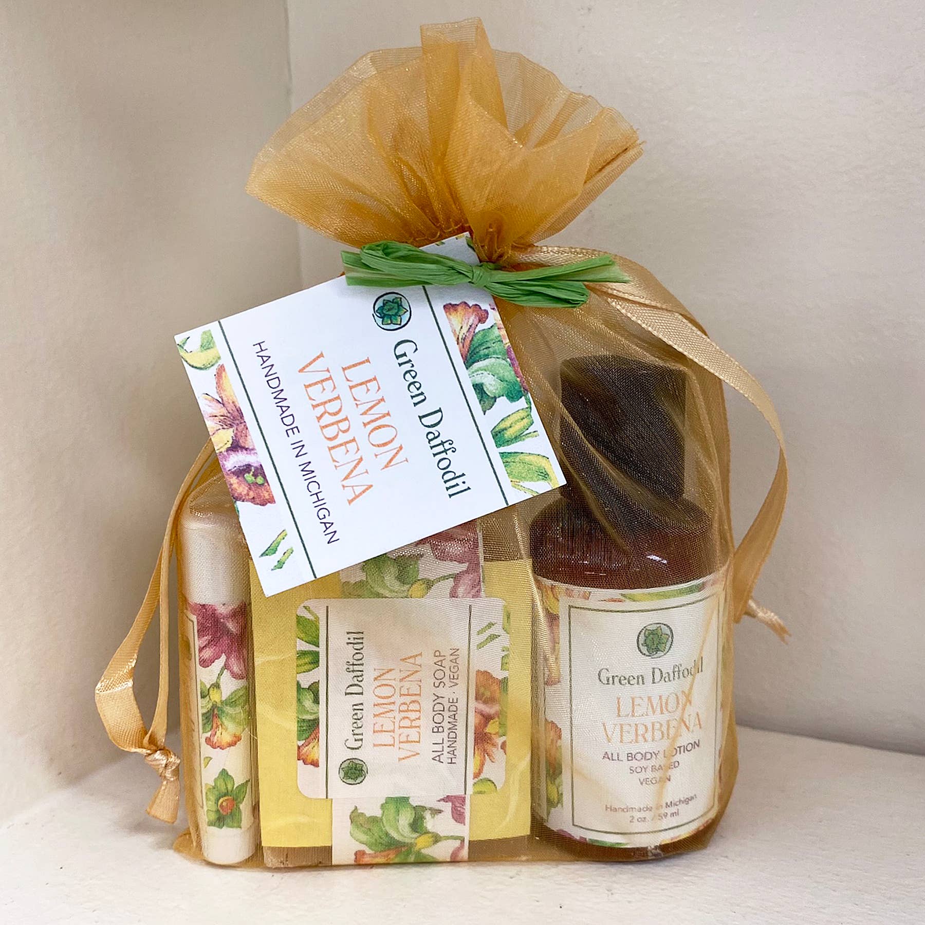 Lemon Verbena Organdy Quartet Gift Set - La Vie Est Belle