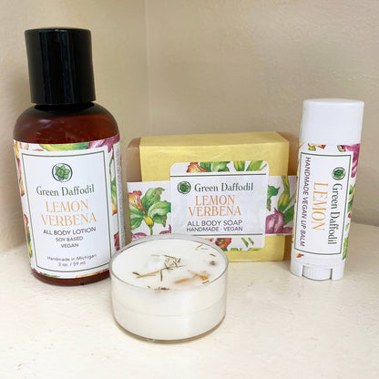 Lemon Verbena Organdy Quartet Gift Set - La Vie Est Belle