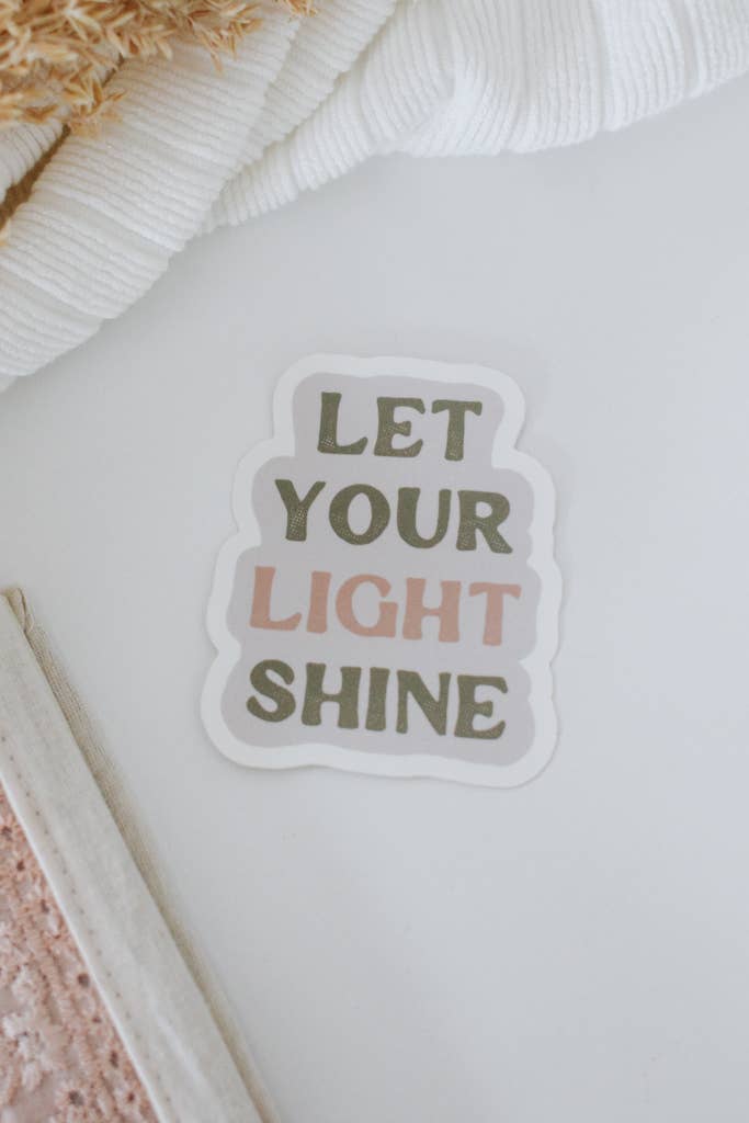 Let Your Light Shine Decal - La Vie Est Belle