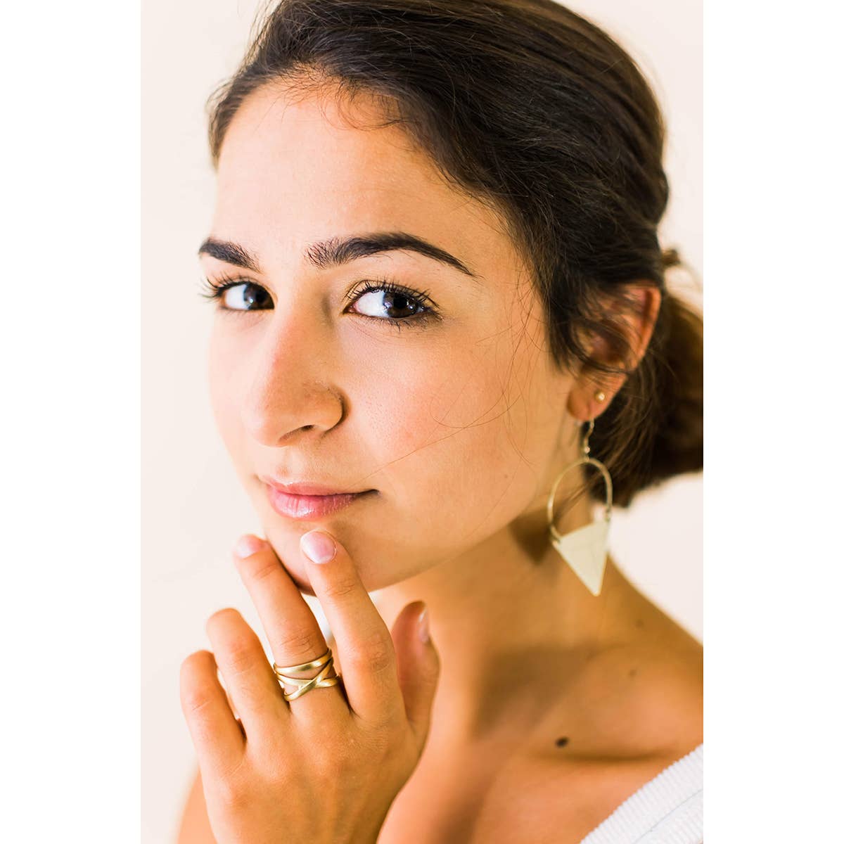 Linear X Ring - Gold - La Vie Est Belle