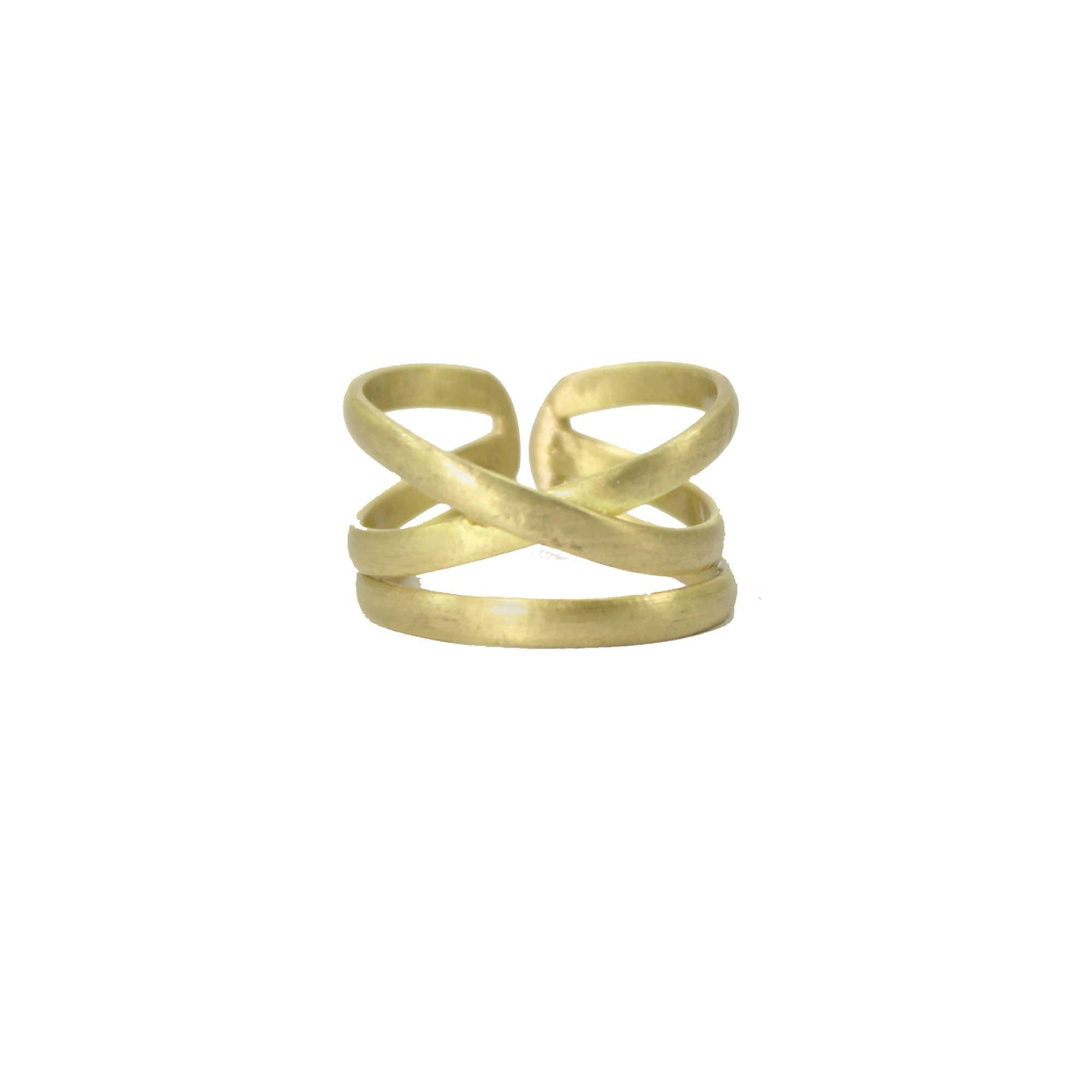 Linear X Ring - Gold - La Vie Est Belle