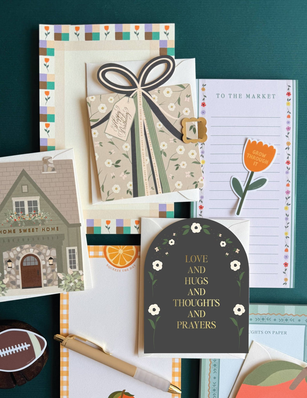 Love and Prayers Arch Sympathy Greeting Card - La Vie Est Belle