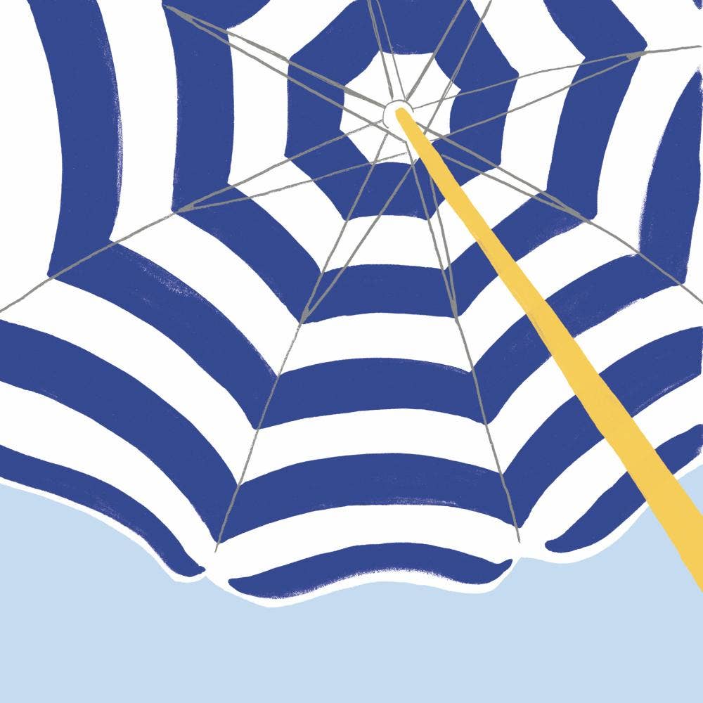 LUNCH-BEACH UMBRELLA, BLUE - La Vie Est Belle