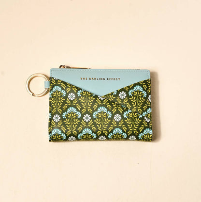 Luxe Pocket Wallet–Everbloom Forest Green - La Vie Est Belle