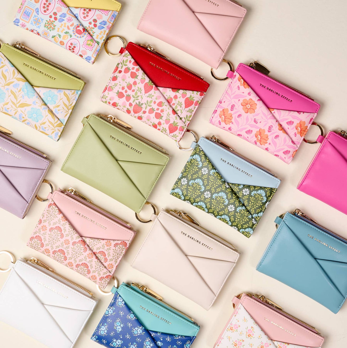 Luxe Pocket Wallet–Everbloom Forest Green - La Vie Est Belle