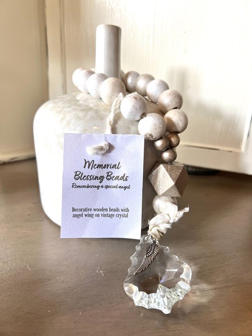 Memorial Blessing Beads - Remembering a Special Angel - La Vie Est Belle