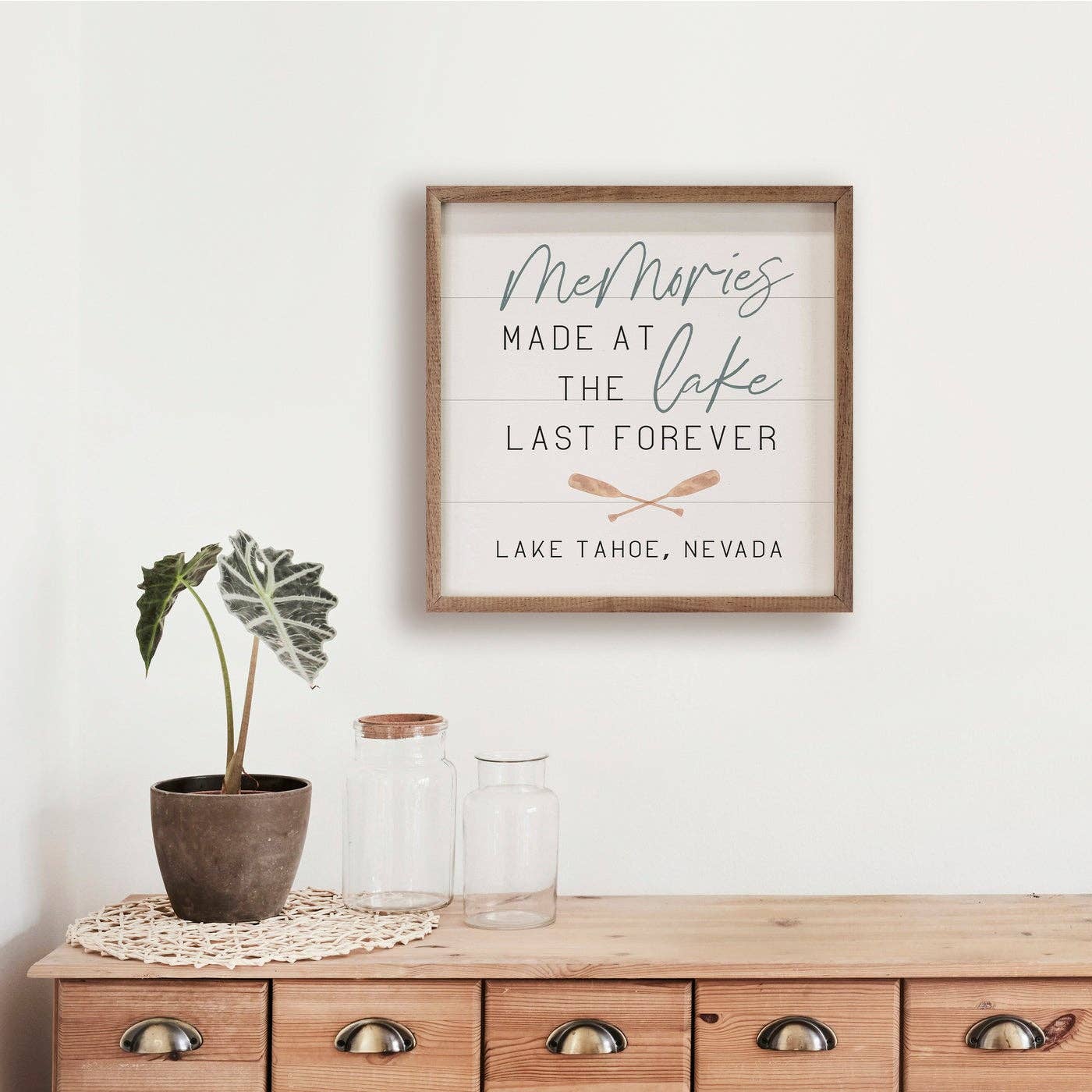Memories Made at the Lake Wall Art - La Vie Est Belle