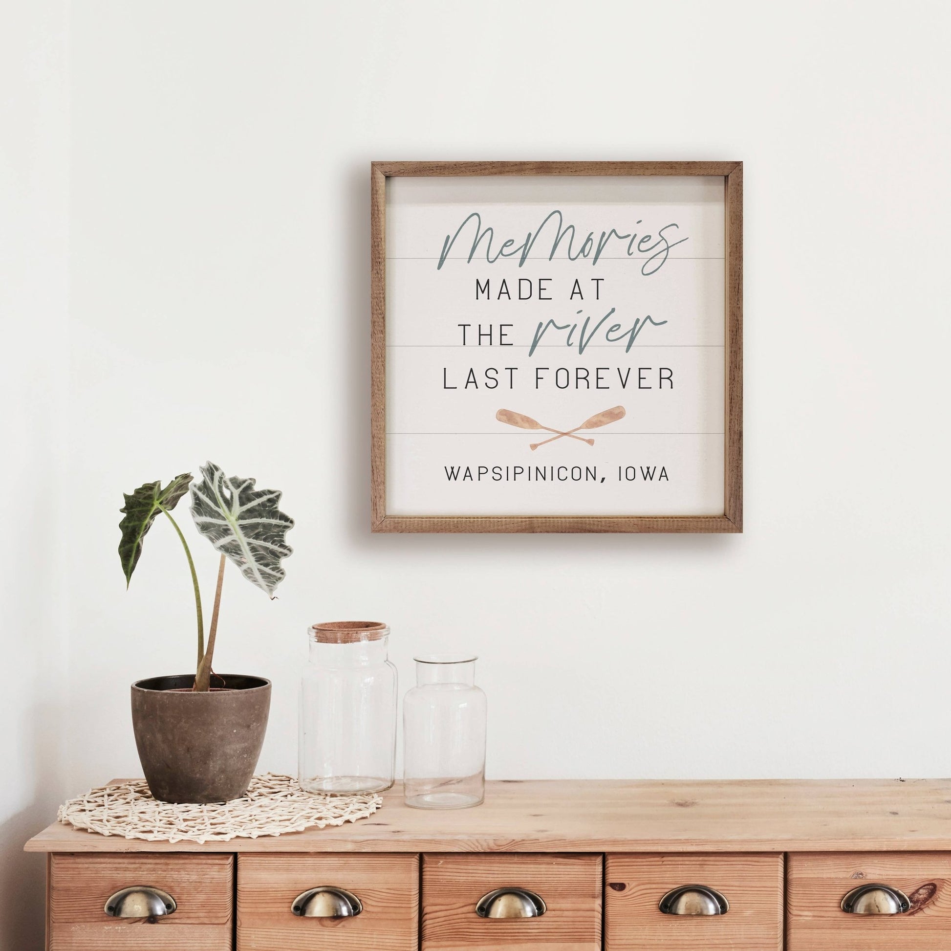 Memories Made at the River Wall Art - La Vie Est Belle