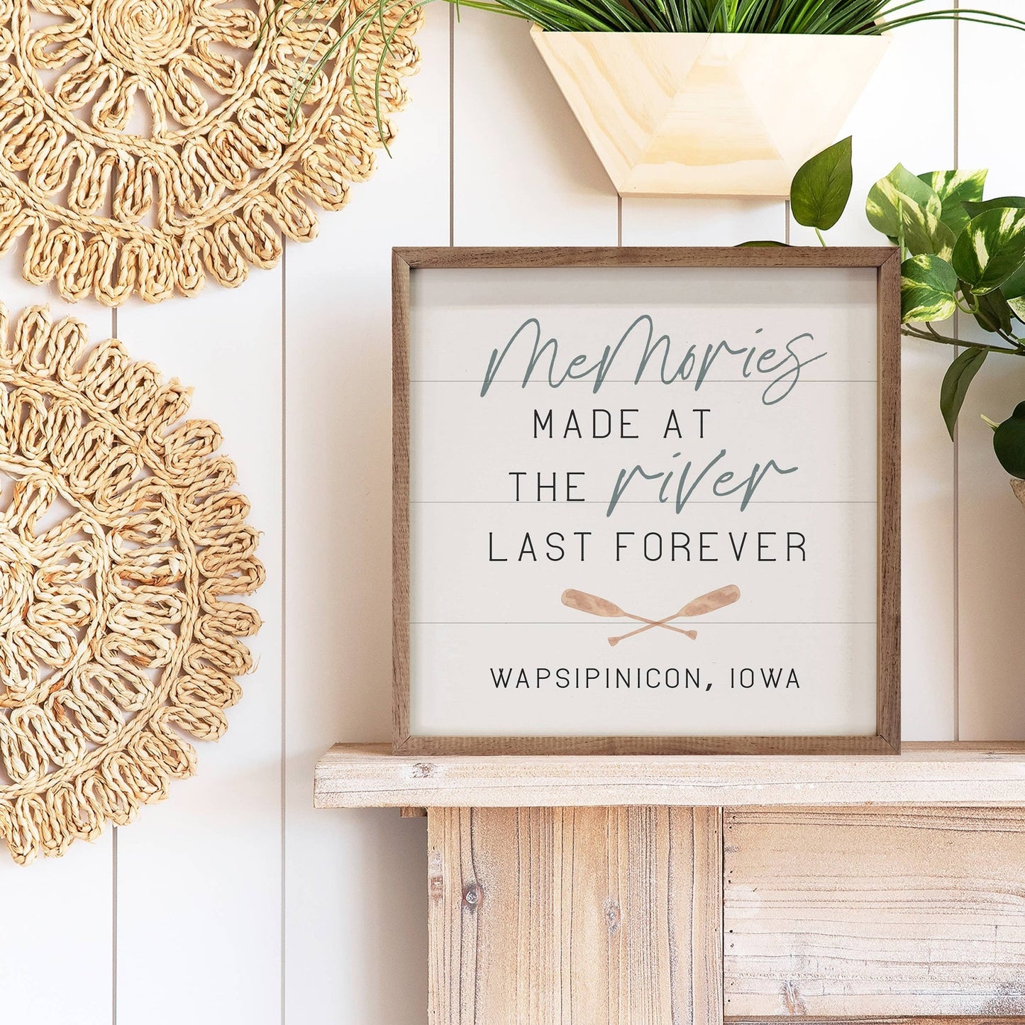 Memories Made at the River Wall Art - La Vie Est Belle
