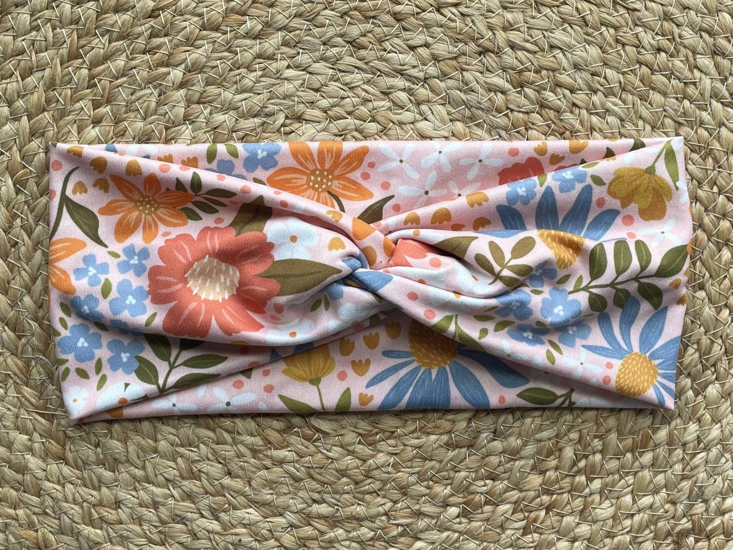 Millefleur at Dawn Knit Twist Headband - La Vie Est Belle