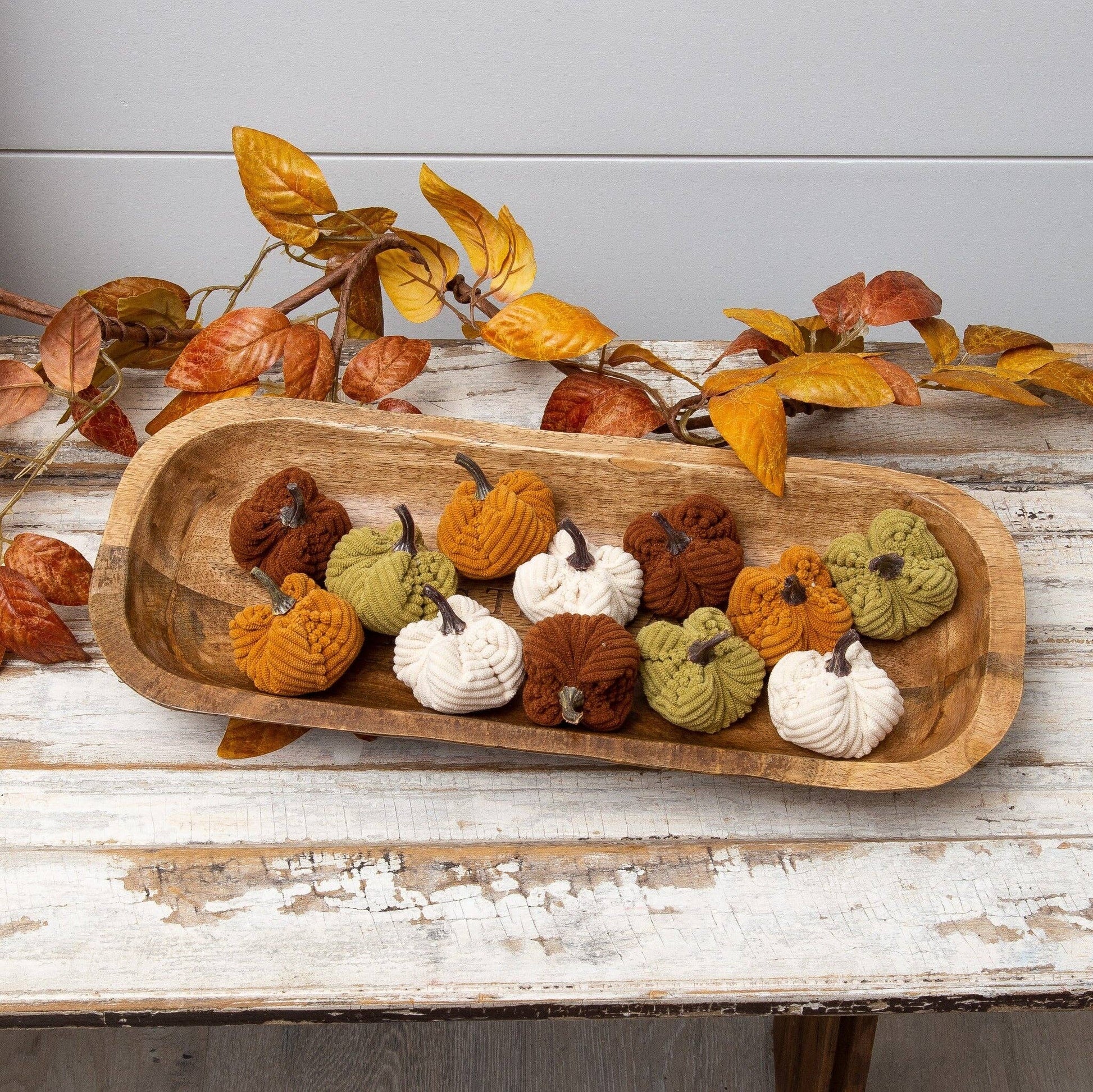 Mini Corduroy Harvest Pumpkins - La Vie Est Belle