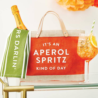 Mini Market Tote - Aperol Spritz - La Vie Est Belle