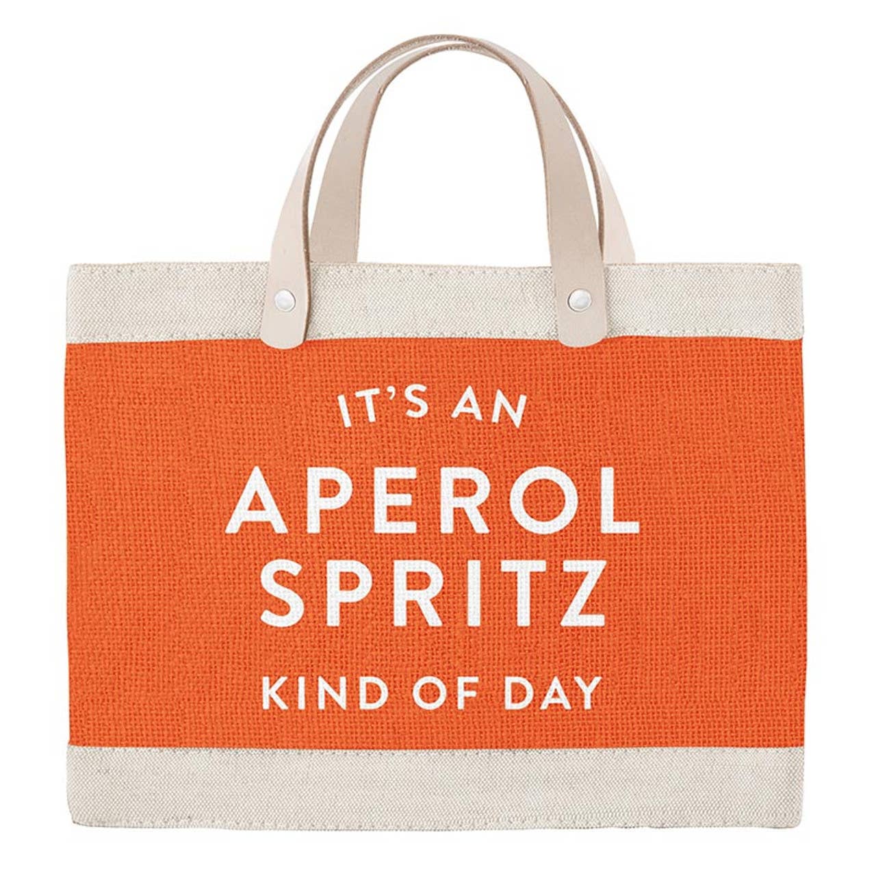 Mini Market Tote - Aperol Spritz - La Vie Est Belle
