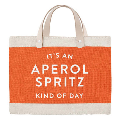 Mini Market Tote - Aperol Spritz - La Vie Est Belle