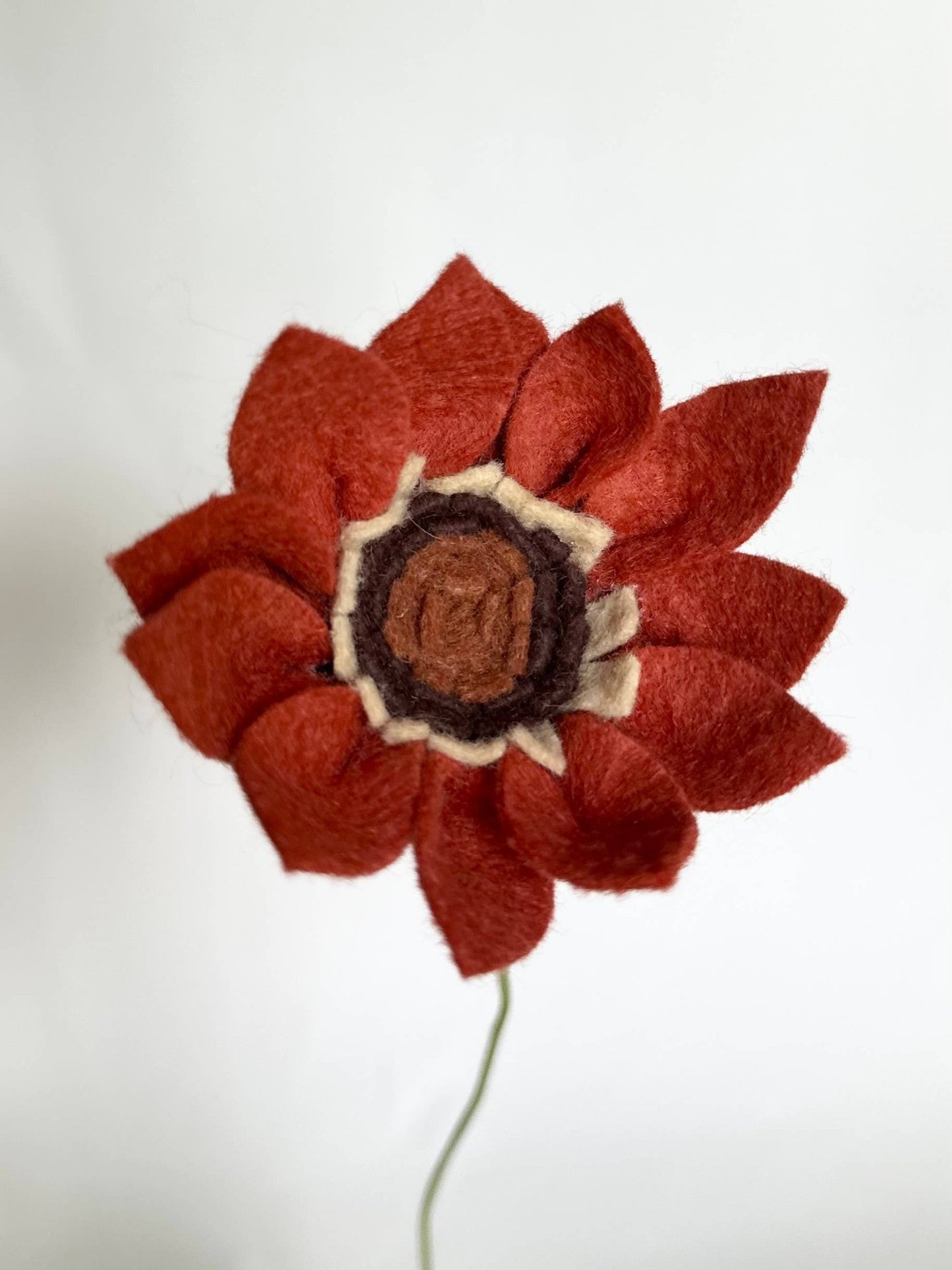 Mini Sunflower Felt Flowers - La Vie Est Belle