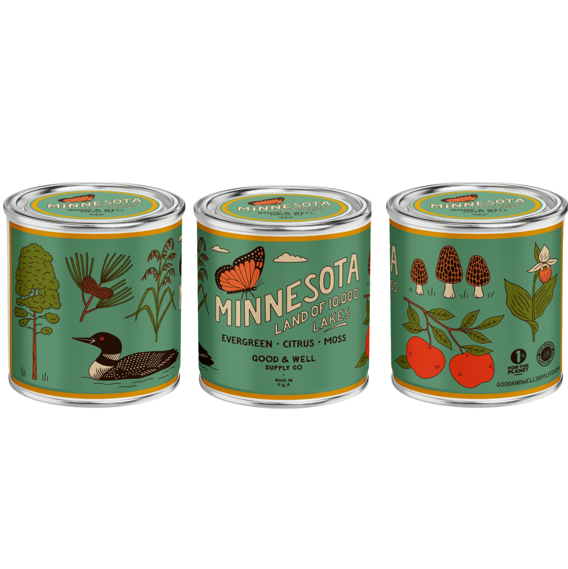 Minnesota State Soy Candle - La Vie Est Belle