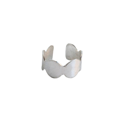 Moon Chain Ring - Silver - La Vie Est Belle