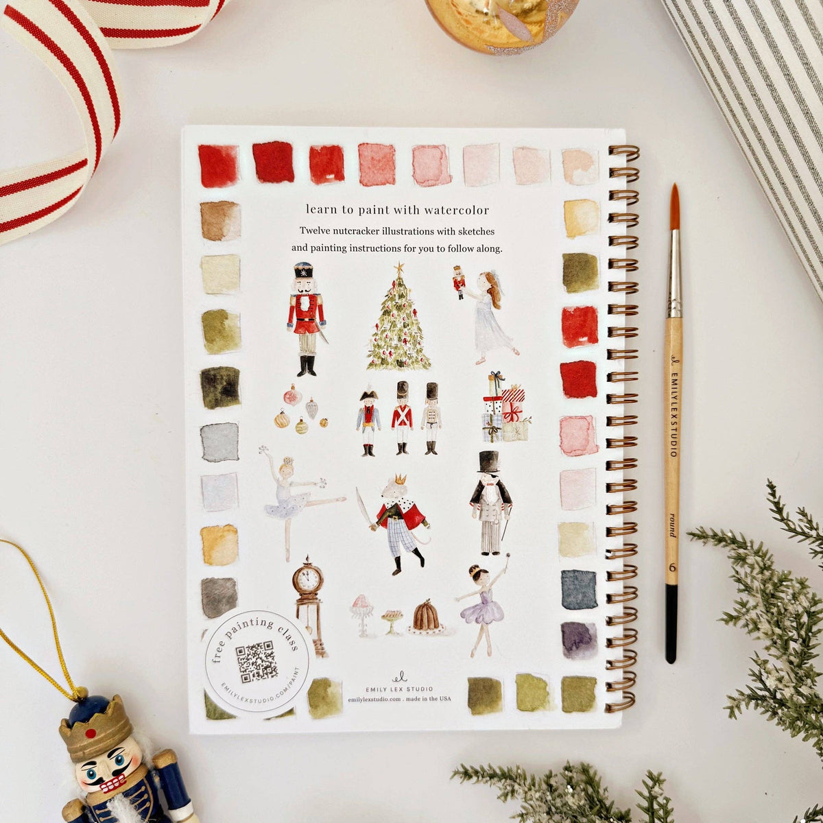 Nutcracker Watercolor Workbook - La Vie Est Belle