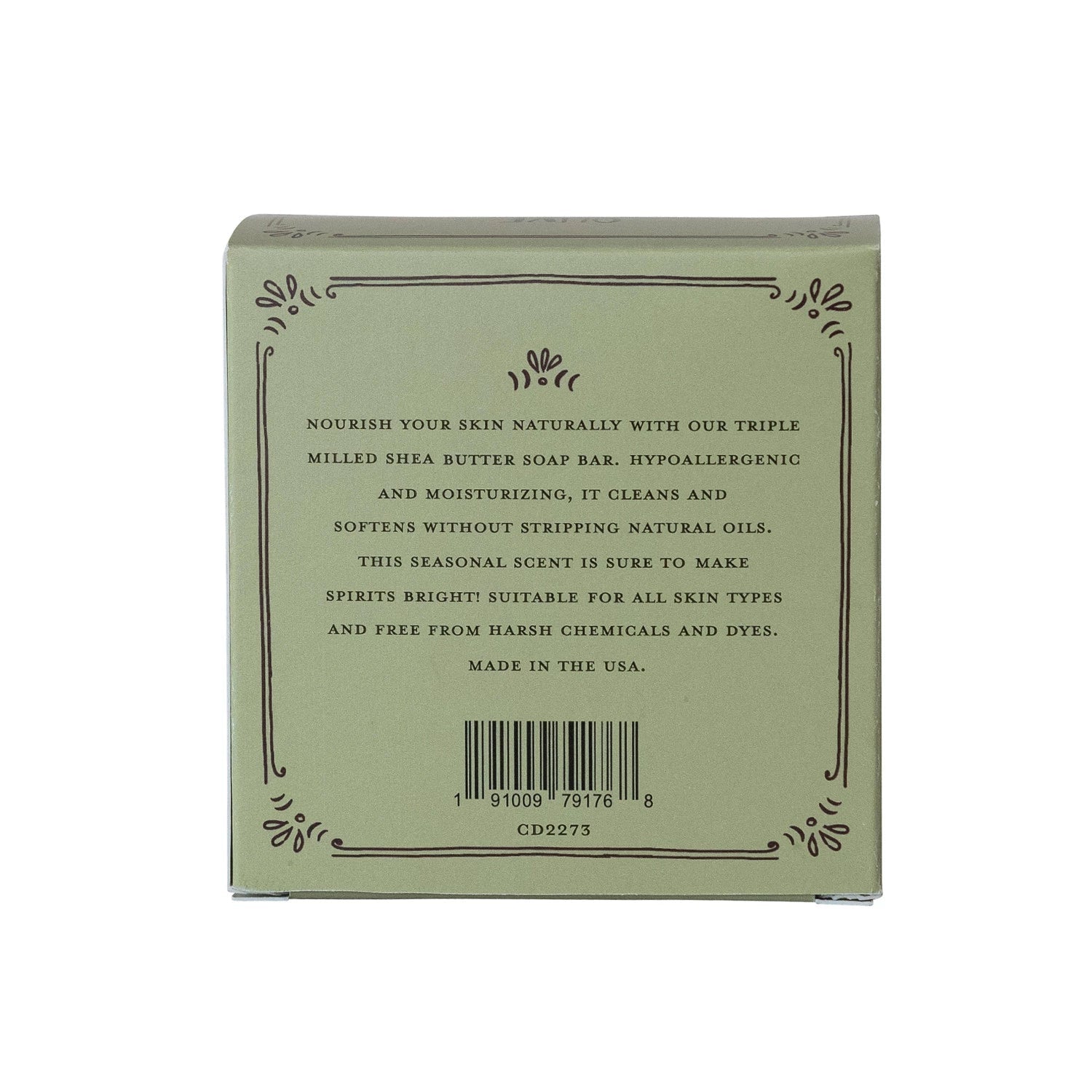 Olive Scented Olive Oil & Shea Butter Triple Milled Heart Shaped Bar Soap - La Vie Est Belle
