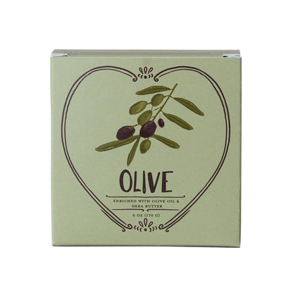Olive Scented Olive Oil & Shea Butter Triple Milled Heart Shaped Bar Soap - La Vie Est Belle