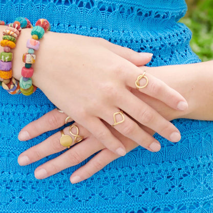Open Orbit Ring - Gold - La Vie Est Belle