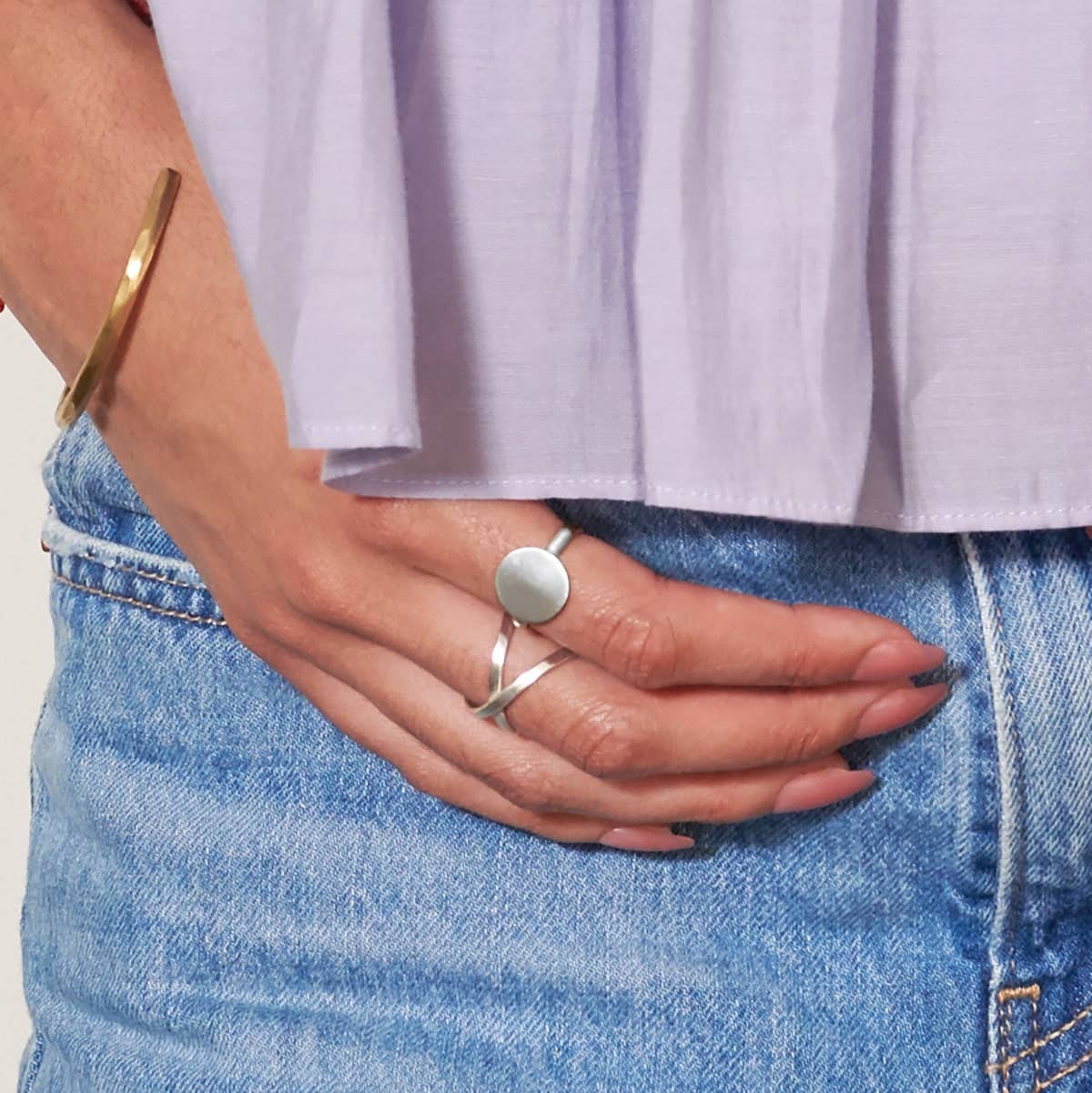 Open Orbit Ring - Silver - La Vie Est Belle