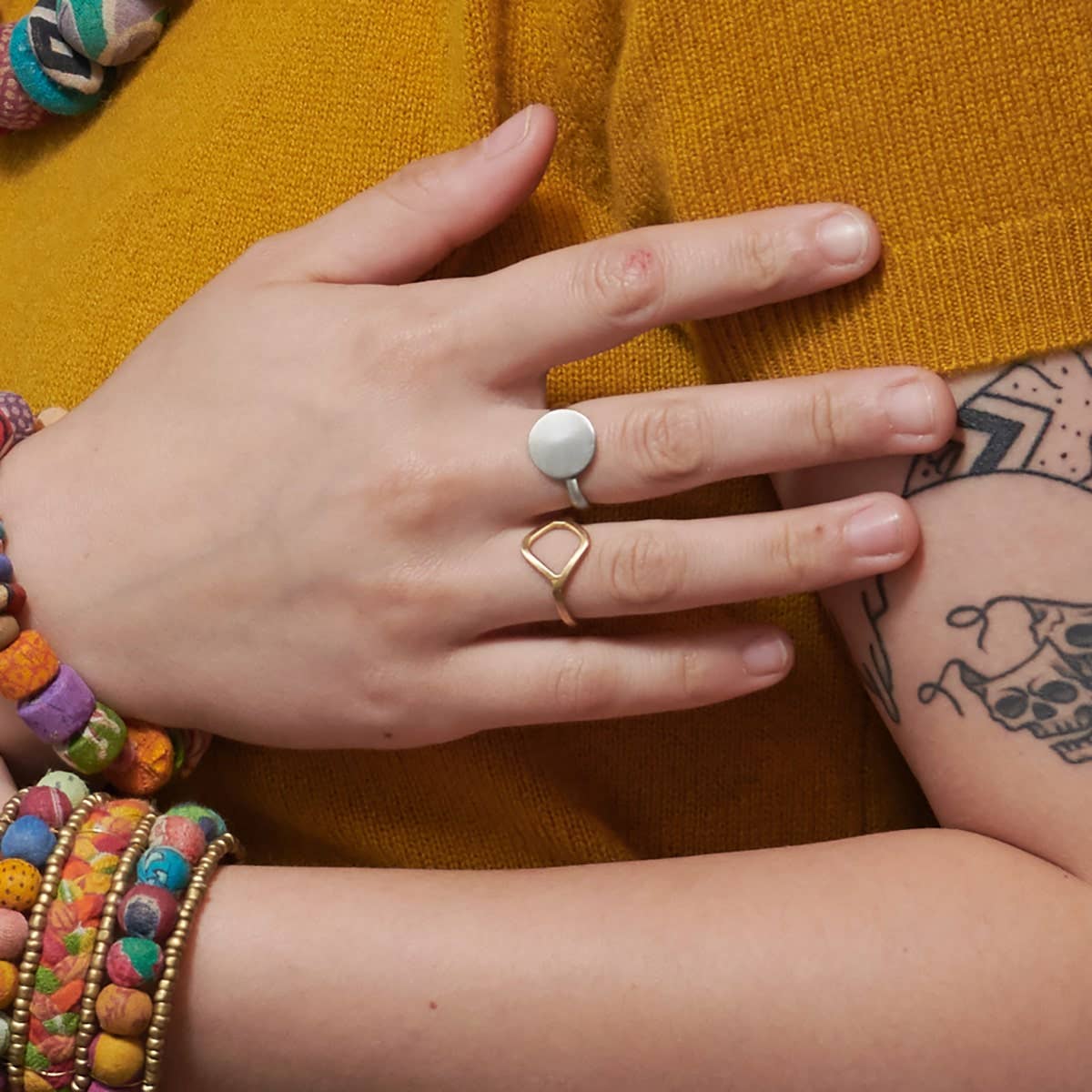Open Orbit Ring - Silver - La Vie Est Belle