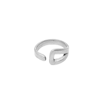 Open Triangle Wrap Ring - Silver - La Vie Est Belle