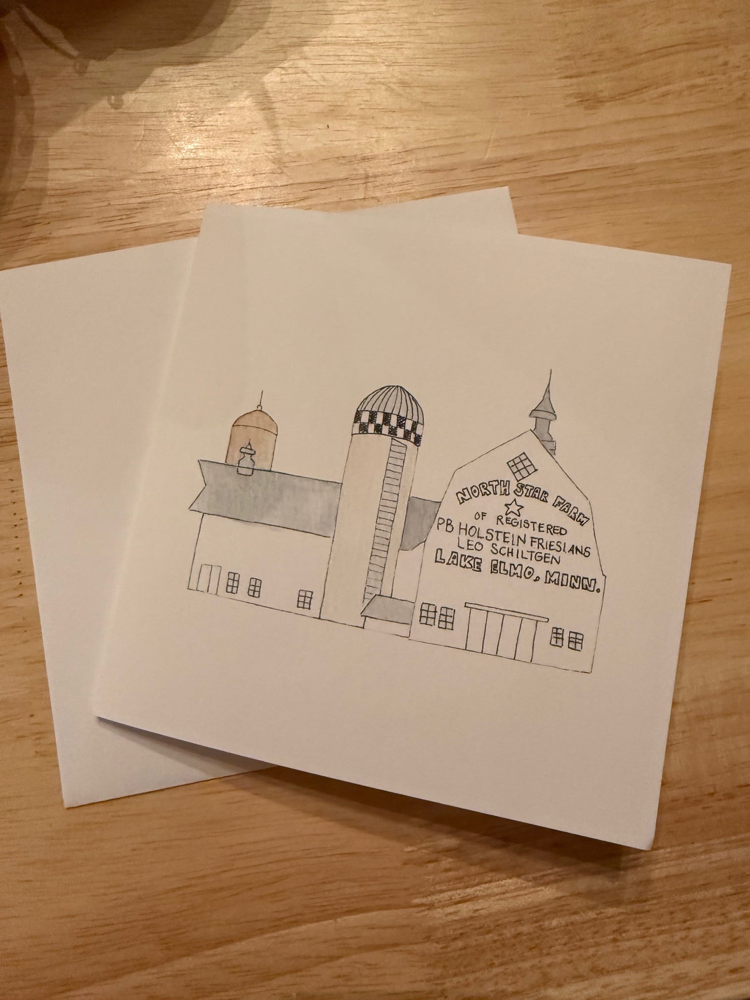 Original Lake Elmo Watercolor Cards by De La Crem Studio - La Vie Est Belle