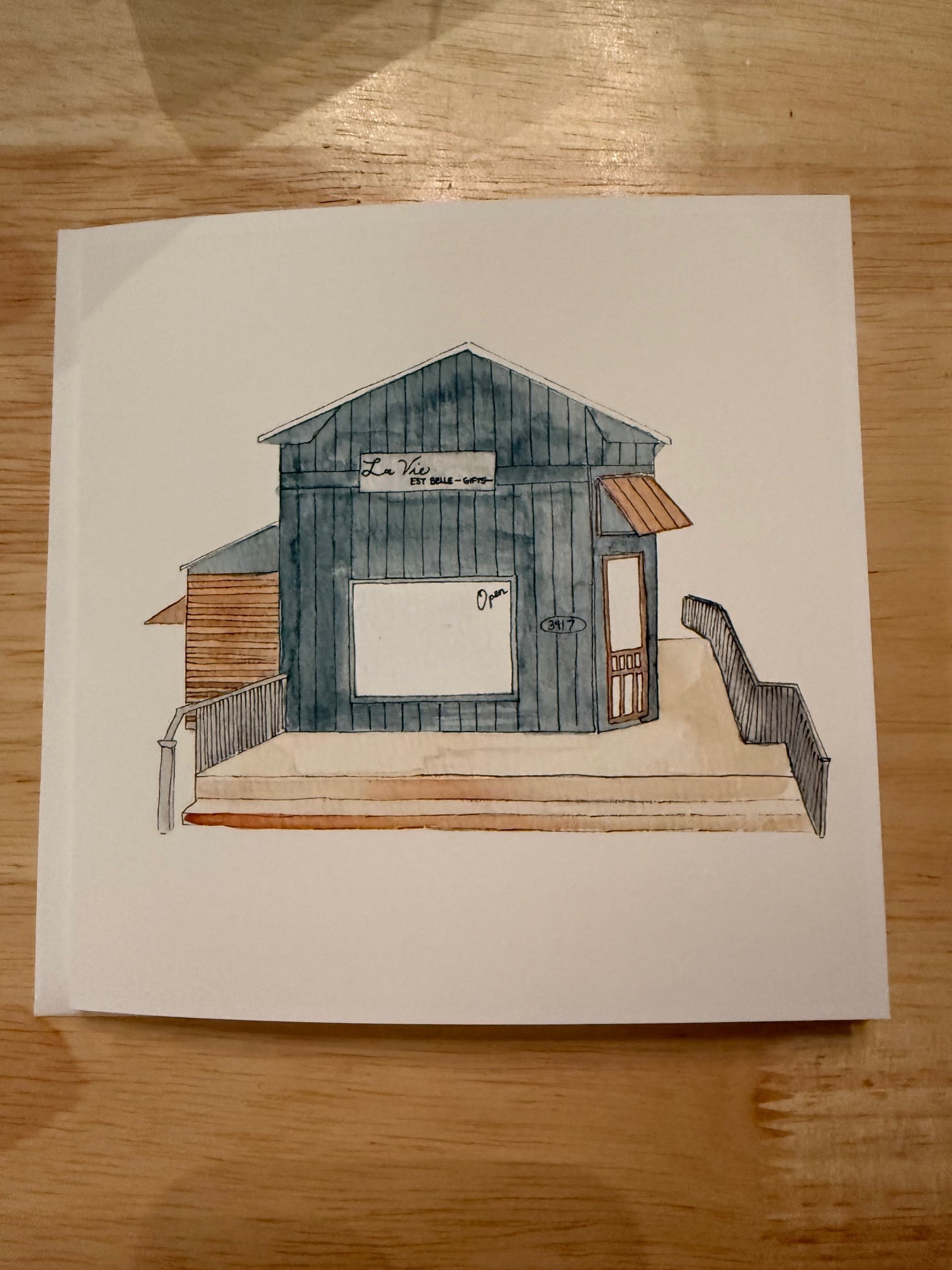 Original Lake Elmo Watercolor Cards by De La Crem Studio - La Vie Est Belle