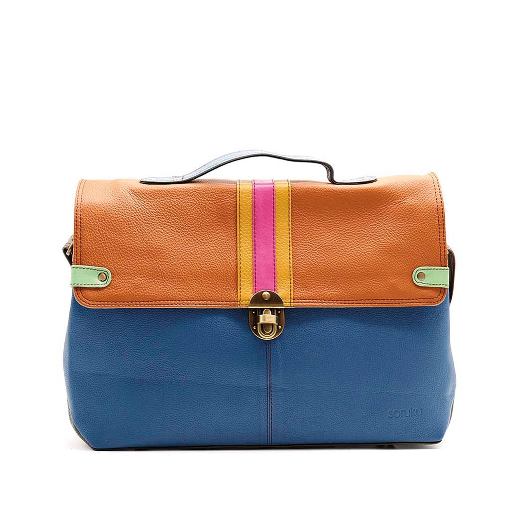 Orleans Plain · Briefcase Bag - La Vie Est Belle