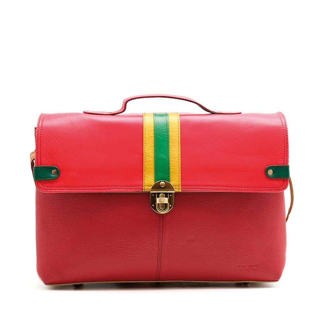 Orleans Plain · Briefcase Bag - La Vie Est Belle