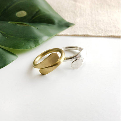 Overlap Ring - Gold - La Vie Est Belle