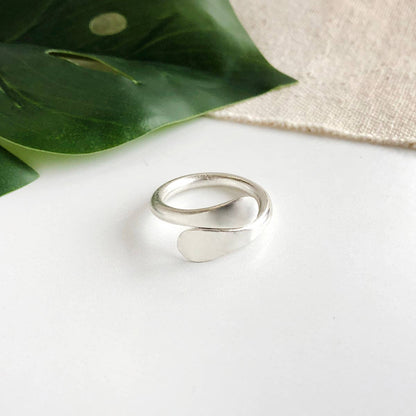 Overlap Ring - Silver - La Vie Est Belle