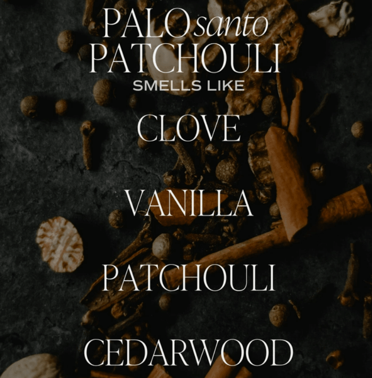 Palo Santo Patchouli Candle - La Vie Est Belle