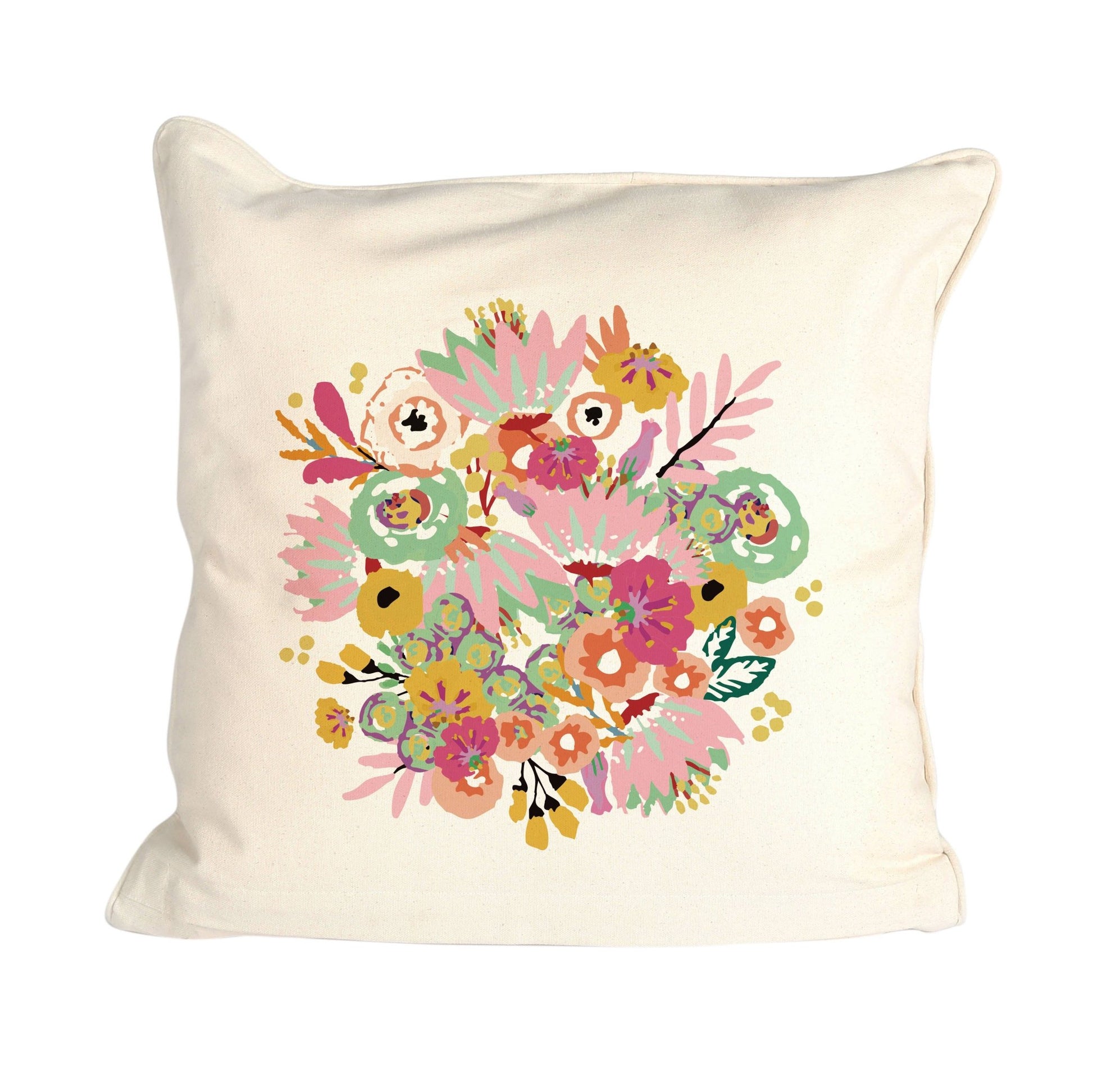 Pastel Floral Burst Pillow Cover - La Vie Est Belle