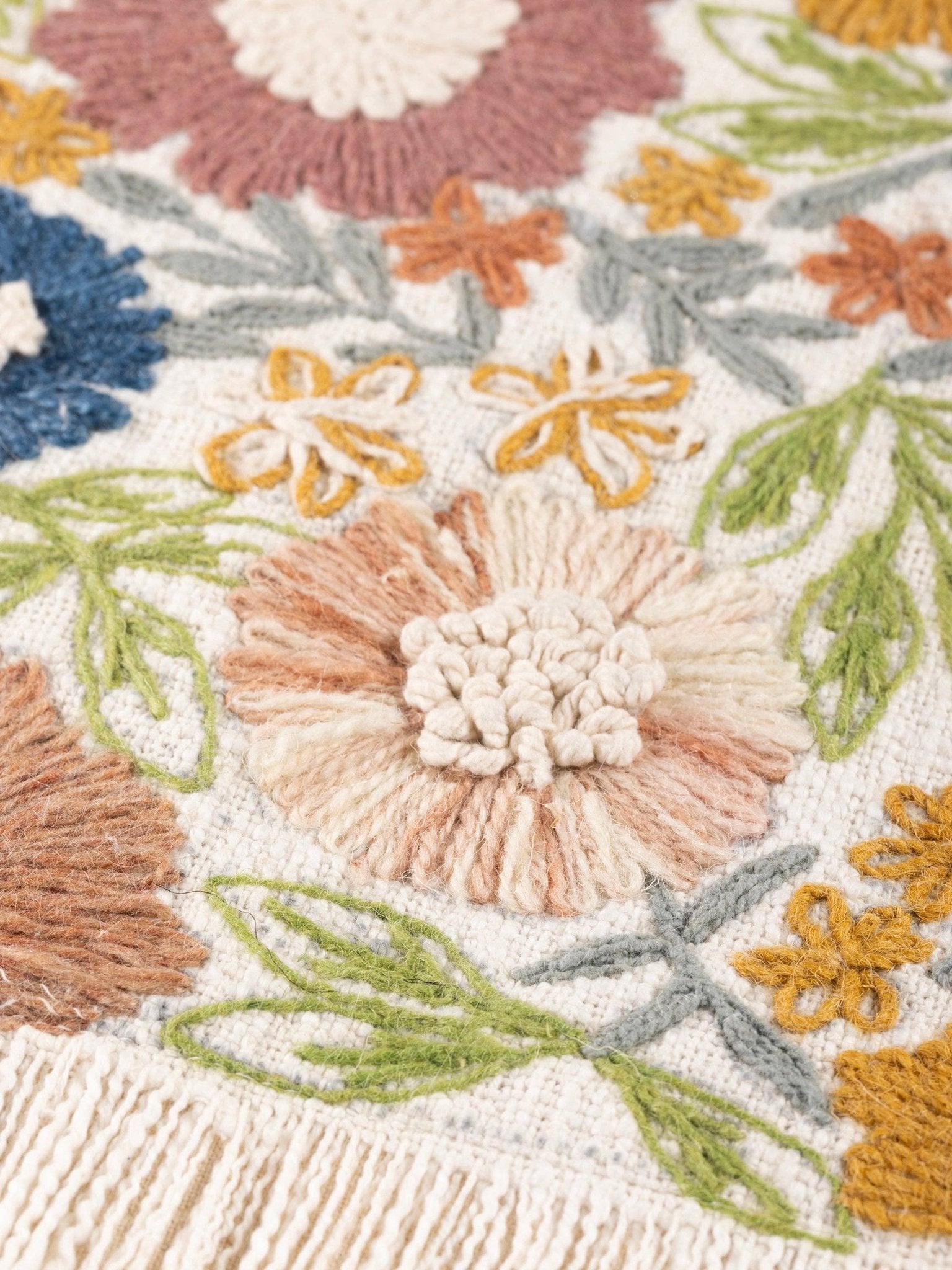 Perth Embroidered Pillow Cover – 20″×20″ - La Vie Est Belle