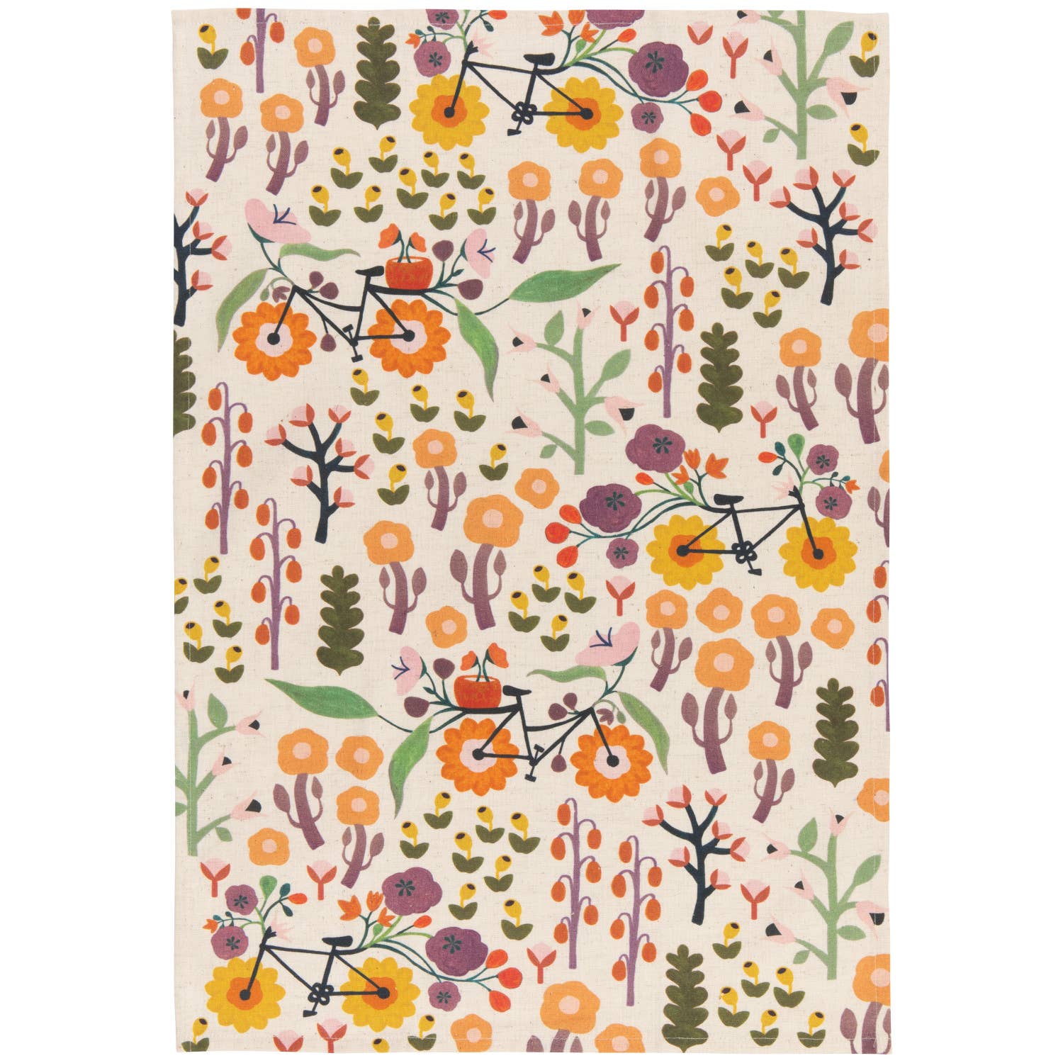 Petal Power Linen Blend Dishtowels, 2 Styles - La Vie Est Belle
