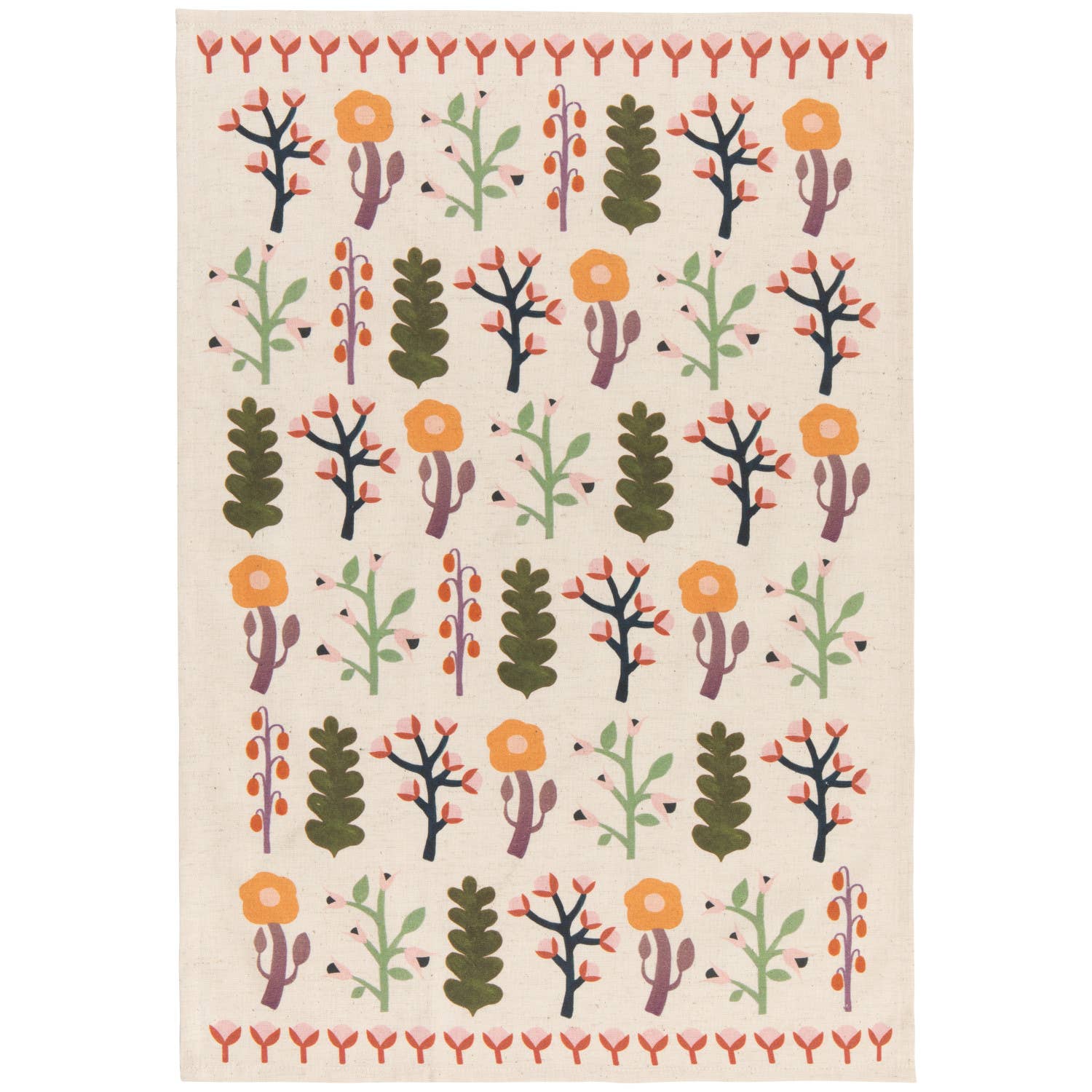 Petal Power Linen Blend Dishtowels, 2 Styles - La Vie Est Belle