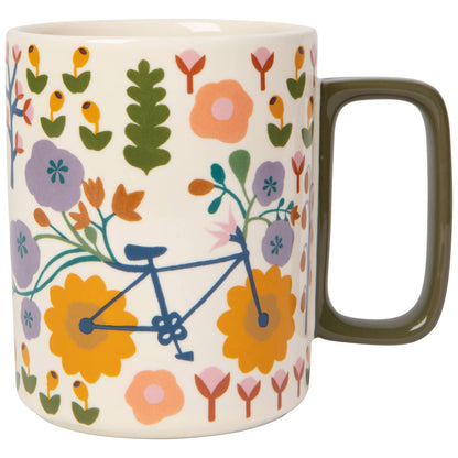 Petal Power Stoneware Studio Mug - La Vie Est Belle