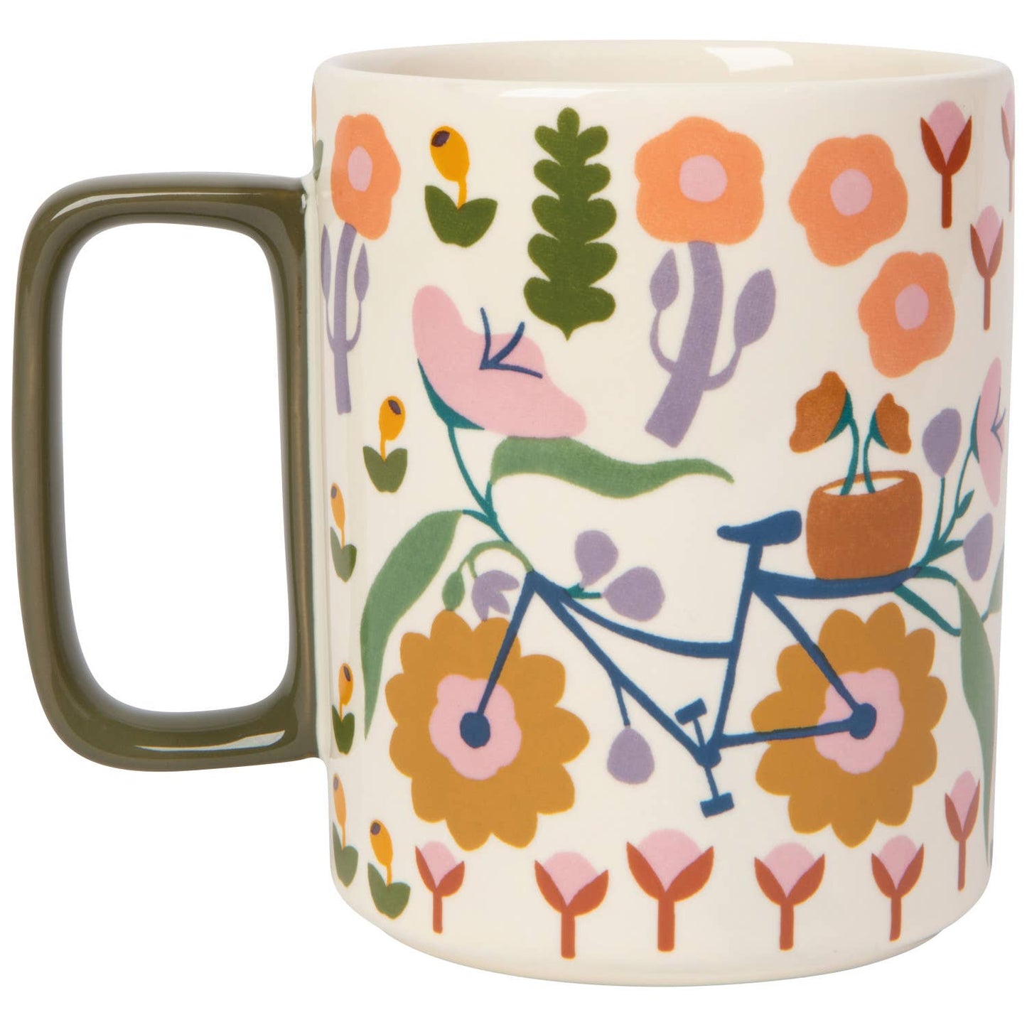 Petal Power Stoneware Studio Mug - La Vie Est Belle