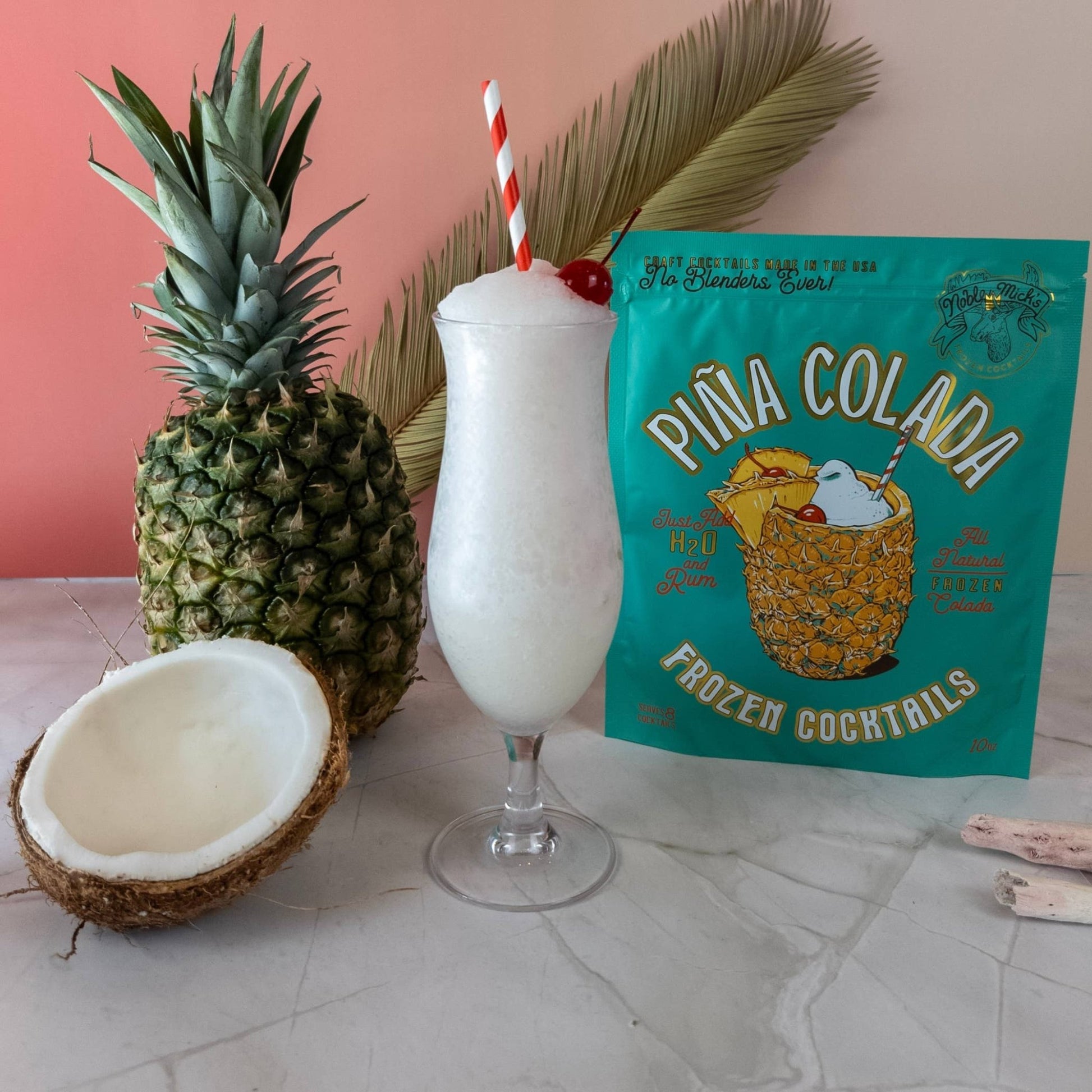 Pina Colada Frozen Cocktail -Just add Water + Rum - La Vie Est Belle