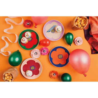 Poppy Appetizer Plates, 4 Styles - La Vie Est Belle