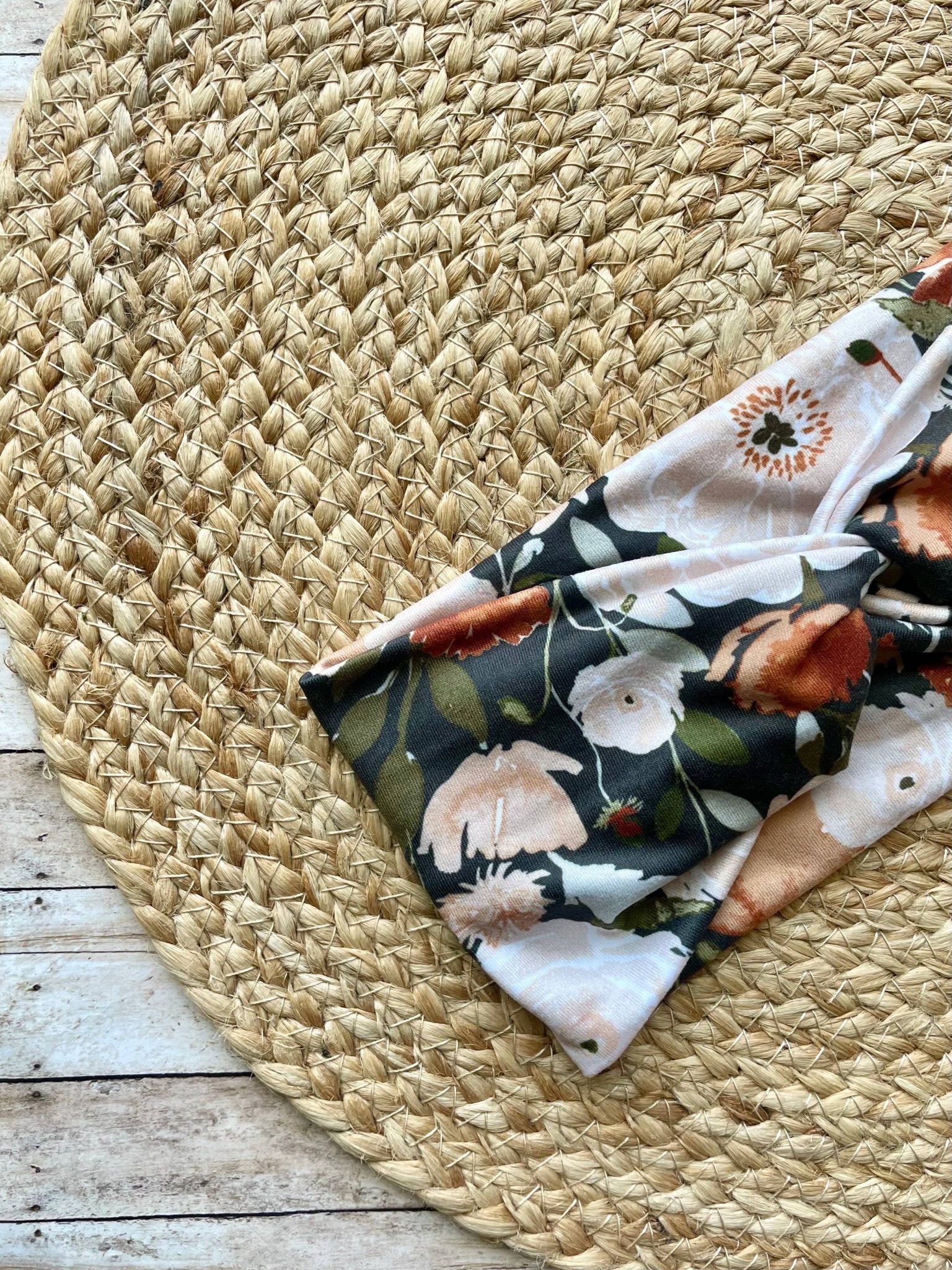 Poppy Copper Garden Knit Twist Headband - La Vie Est Belle