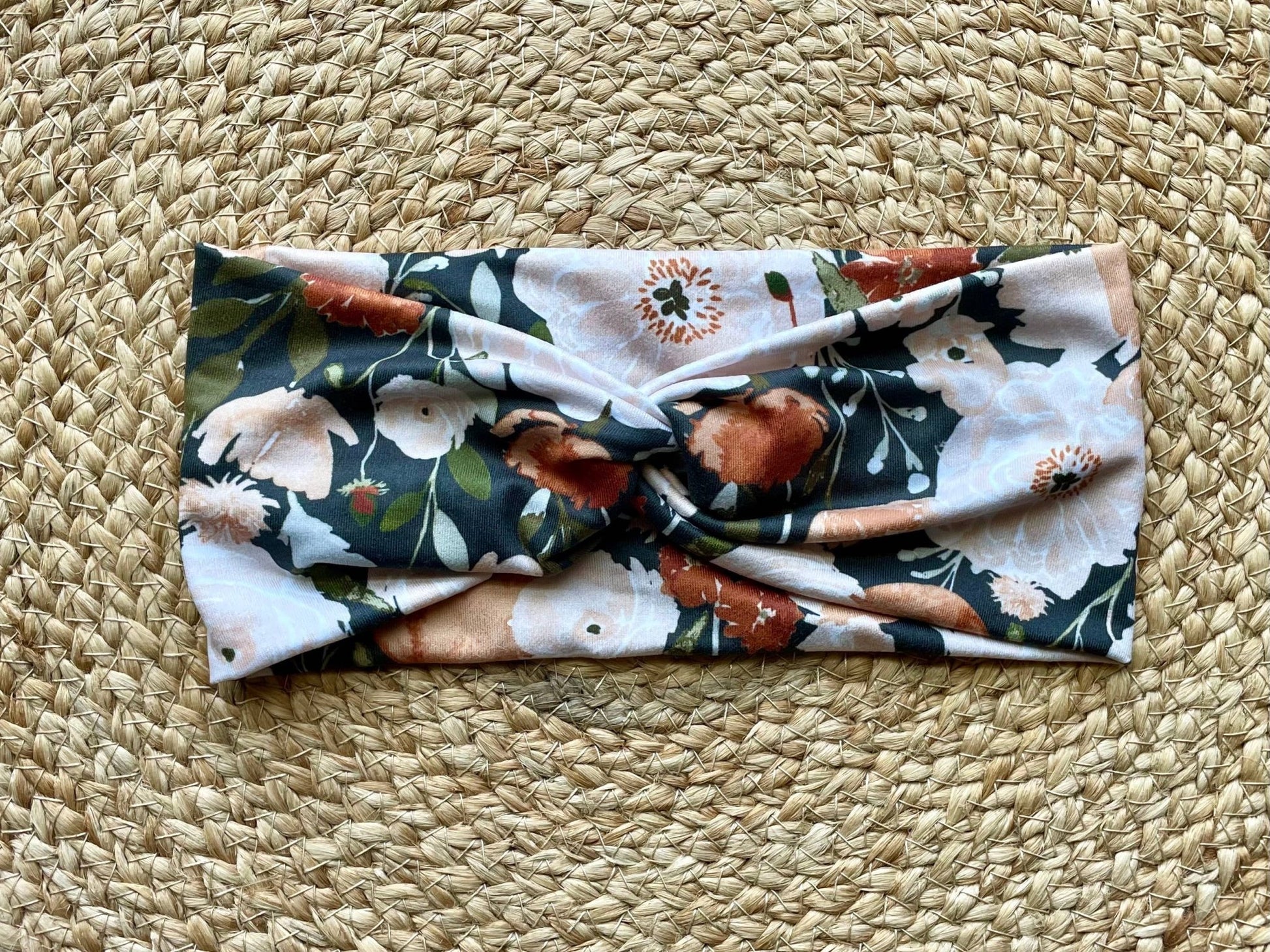 Poppy Copper Garden Knit Twist Headband - La Vie Est Belle