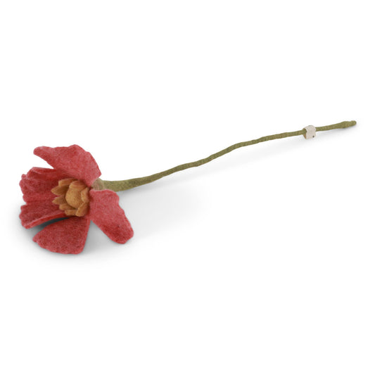 Poppy Flower - Raspberry - La Vie Est Belle
