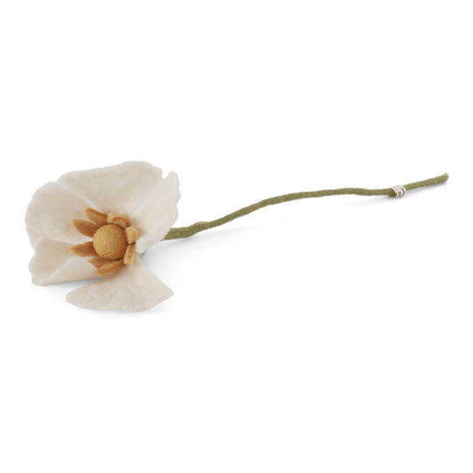 Poppy Flower - White - La Vie Est Belle