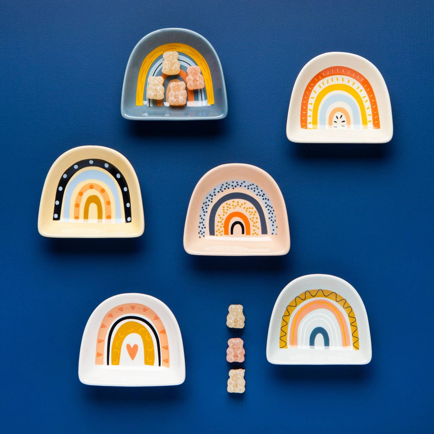 Rainbow Shaped Pinch Bowls, 6 Styles - La Vie Est Belle