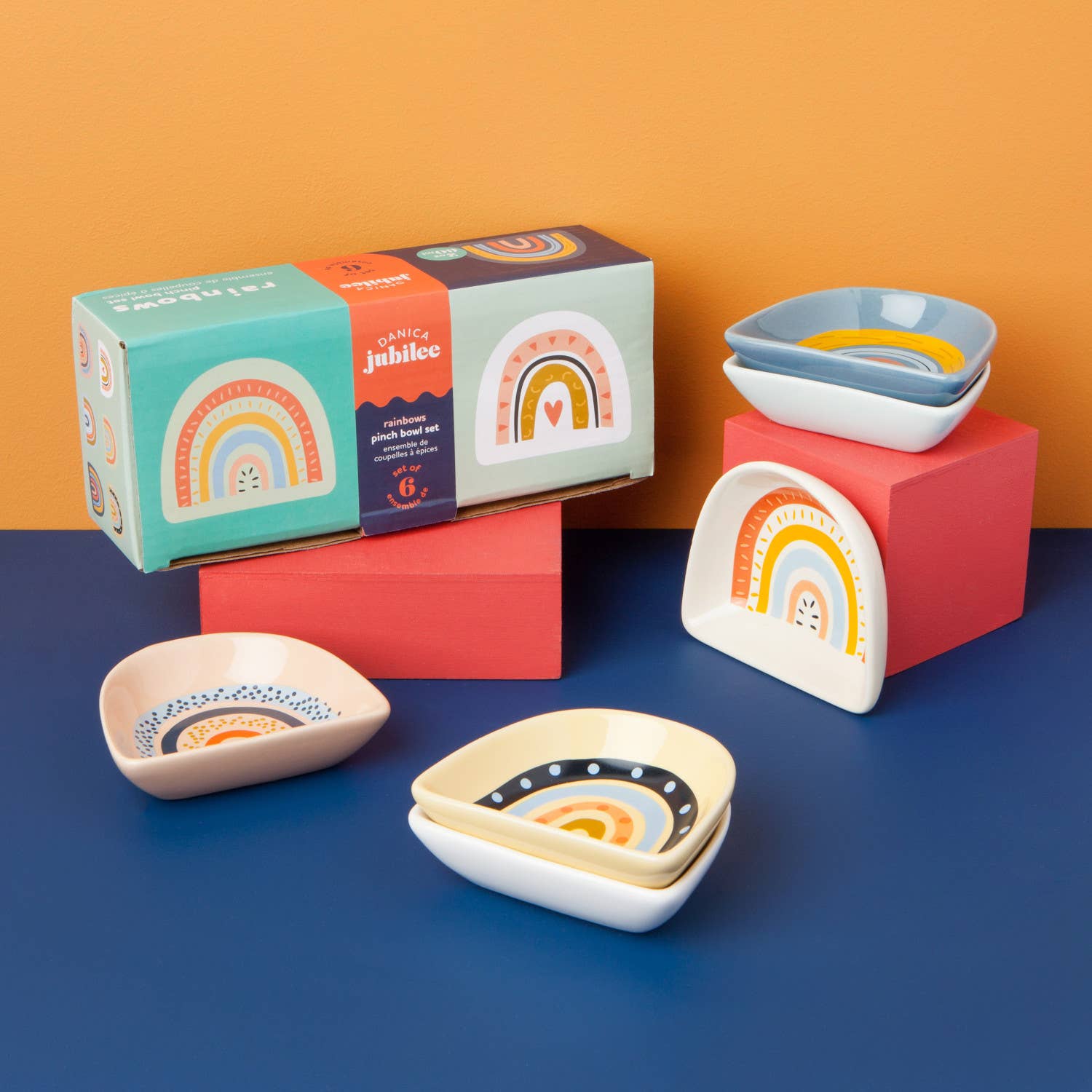 Rainbow Shaped Pinch Bowls, 6 Styles - La Vie Est Belle
