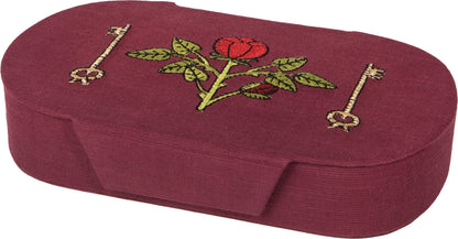 Rose Briar Embroidered Jewelry Box - La Vie Est Belle